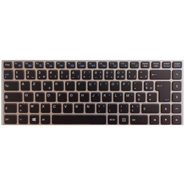 Clavier QWERTY Espagnol pour clevo N750